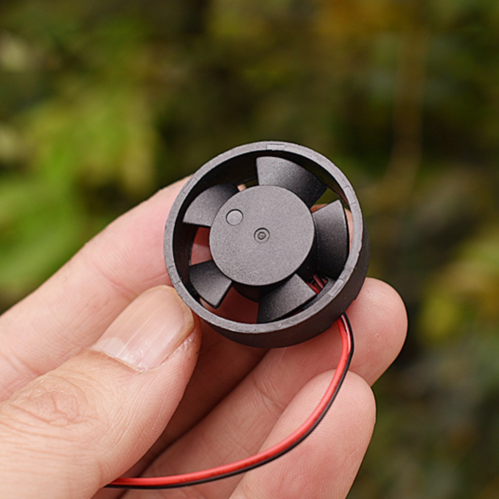 Quạt Làm Mát Mini Không Chổi Than 2 Dây Dc 9V 30mm