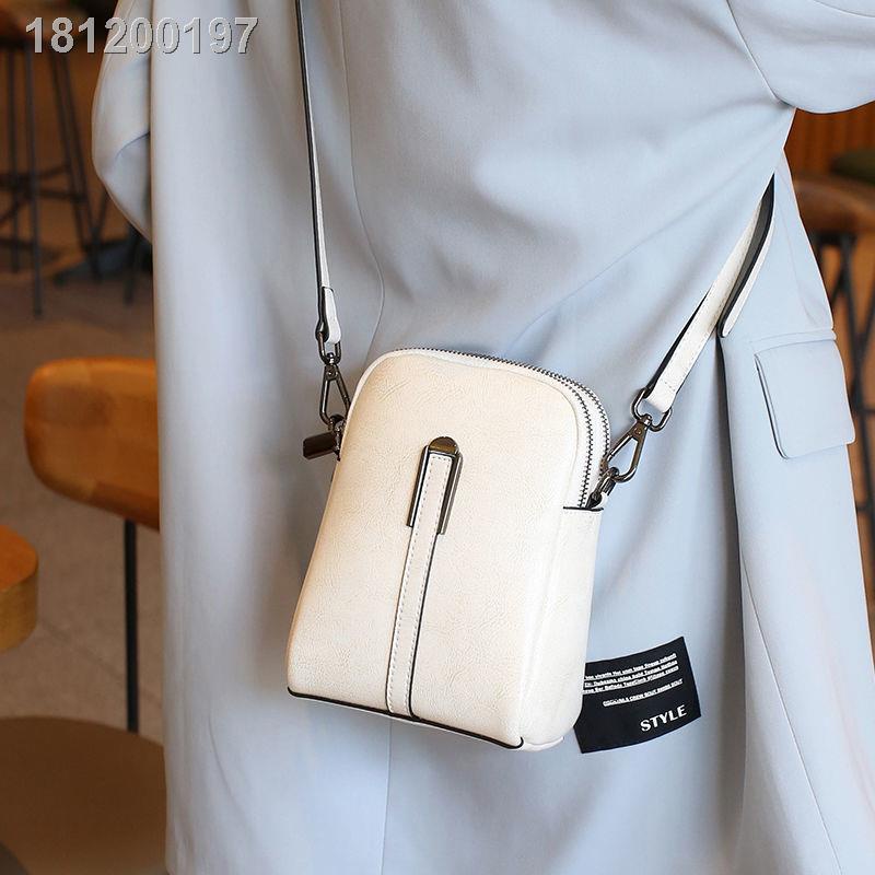 Túi Đeo Vai Bằng Da Bò Cao Cấp Đựng Điện Thoại Phong Cách retro