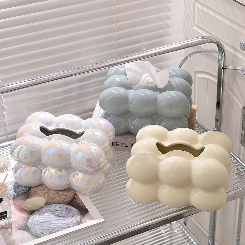 Hộp Đựng Khăn Giấy Bằng Sứ Cao Cấp Tiện Dụng