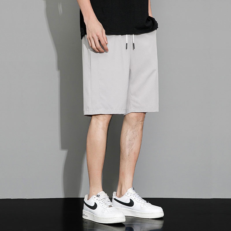 Quần Short Thể Thao Màu Sắc Đơn Giản Dáng Rộng Năng Động Thời Trang Mùa Hè Dành Cho Nam