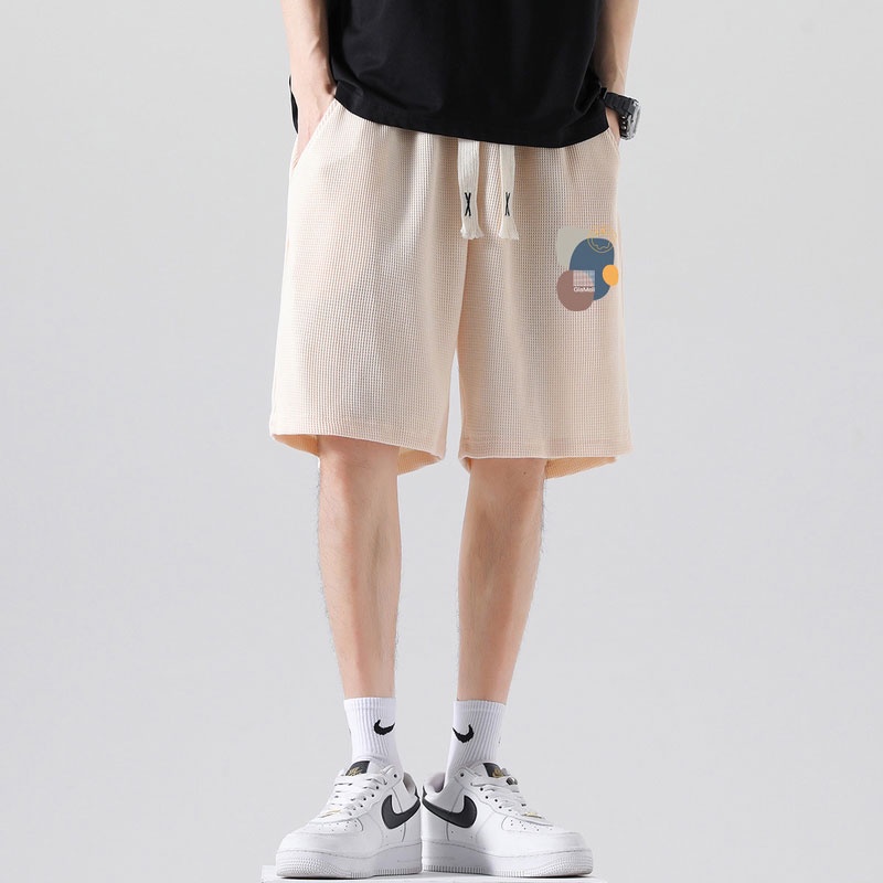 Quần Short Dây Rút In Họa Tiết Thời Trang Mùa Hè Cho Nam