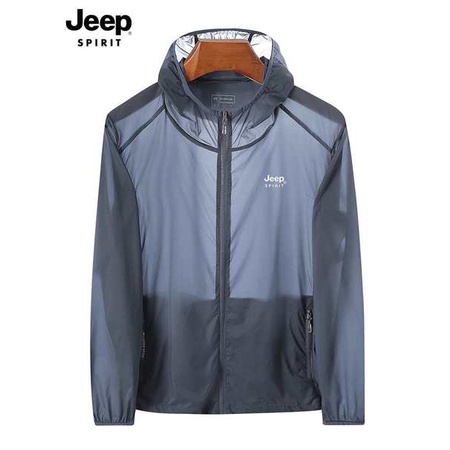 JEEP Áo Khoác Chống Nắng Vải Lụa Lạnh Mỏng Thoáng Khí Nhanh Khô Size Lớn Thời Trang Mùa Hè Cho Nam
