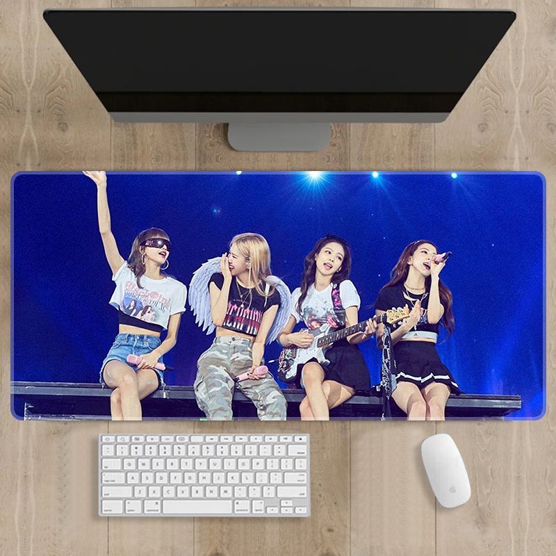 Tấm Lót Chuột Và Bàn Phím Máy Tính In Hình Nhóm Nhạc blackpink Xinh Xắn