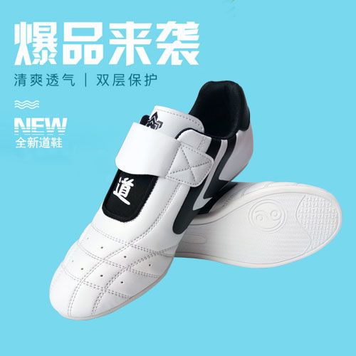 Giày Tập Võ Taekwondo Đế Mềm Chống Mòn Thoáng Khí Thoải Mái Cho Người Mới Bắt Đầu