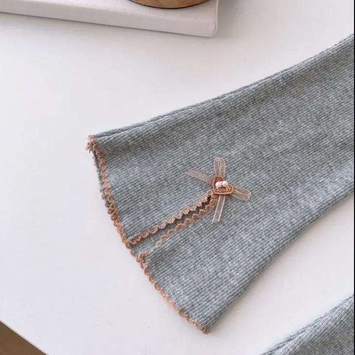 ~ 2023 Quần Dài Mỏng Phong Cách Thời Trang Mới Hợp Xu Hướng Cho Bé Gái