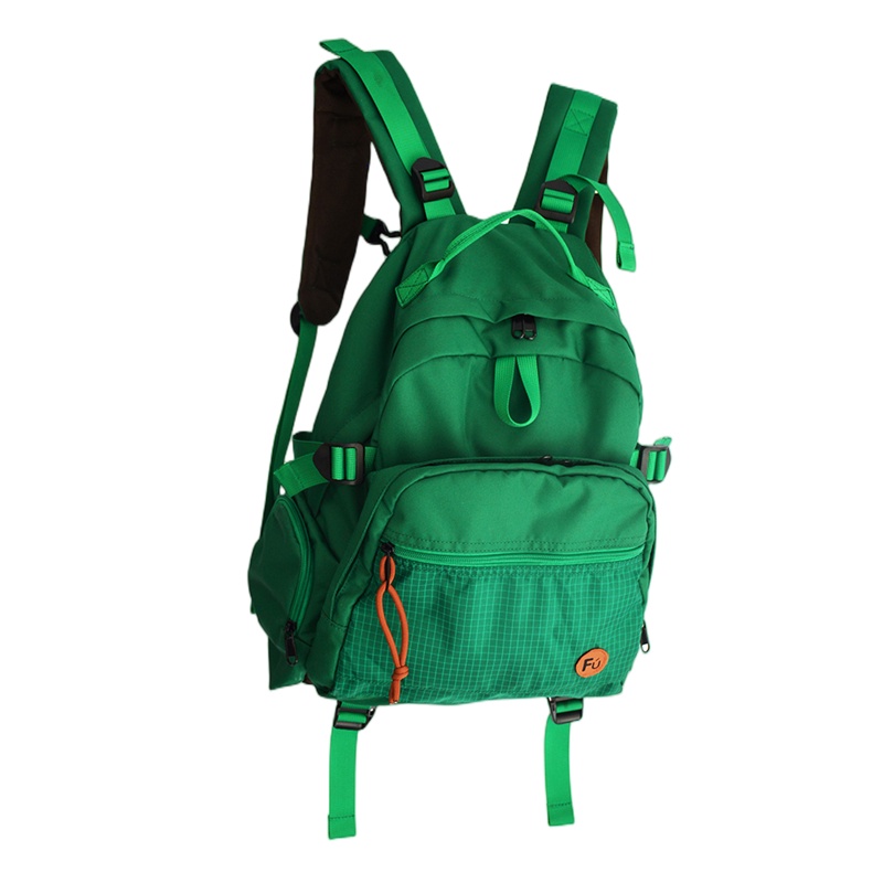 Kabohut Hợp Thời Trang Xanh Du Lịch Ba Lô Nữ 14 Inch / 15 Inch Túi Laptop Cắm Trại Đi Bộ Đường Dài Nhẹ Túi Du Lịch Unisex