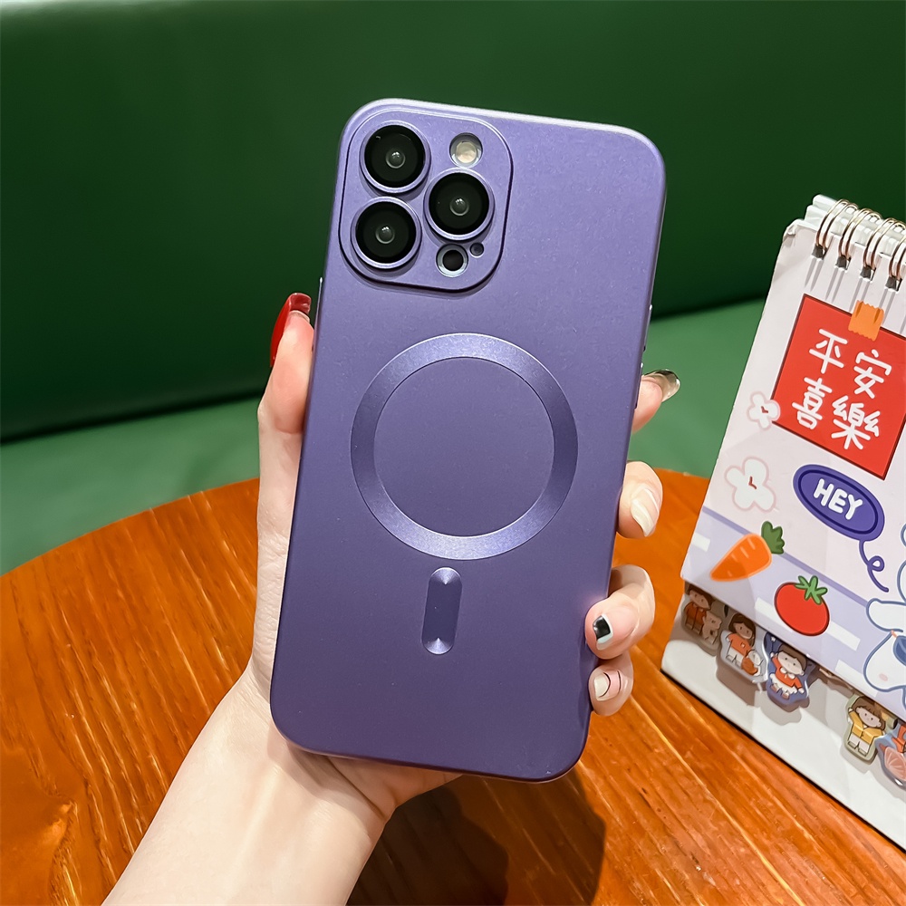 Ốp Điện Thoại Từ Tính Chống Rơi Cho iPhone 11 14 11Promax 14Pro 12 13Pro