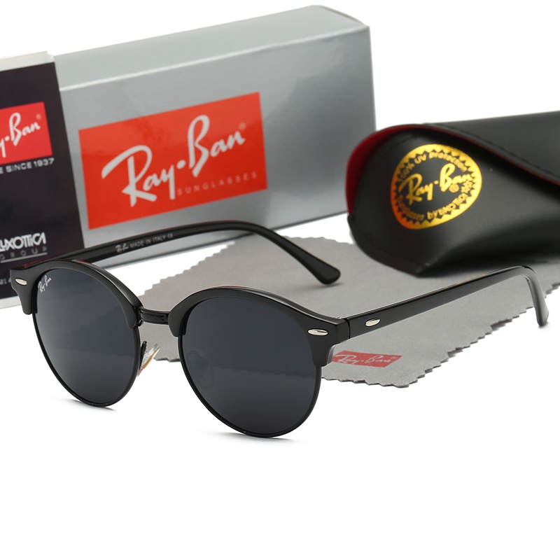 New 4246 men's and women's sunglasses Fashion trend Half frame sunglasses UV resistant sunglasses