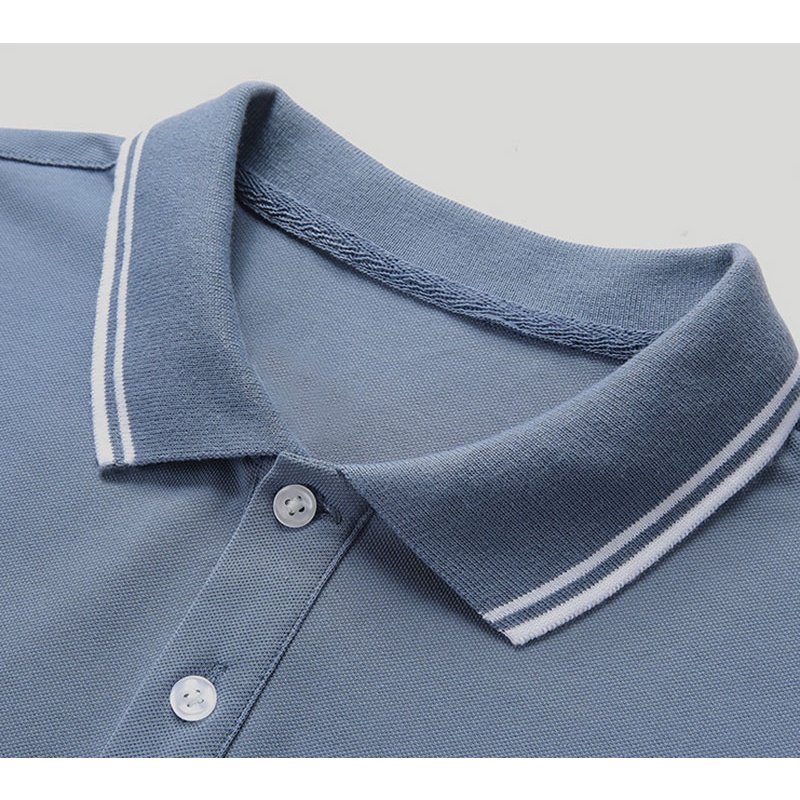 Áo polo Tay Ngắn Màu Trơn Đơn Giản Thời Trang Mùa Hè Hàng Mới Dành Cho Bạn Nam