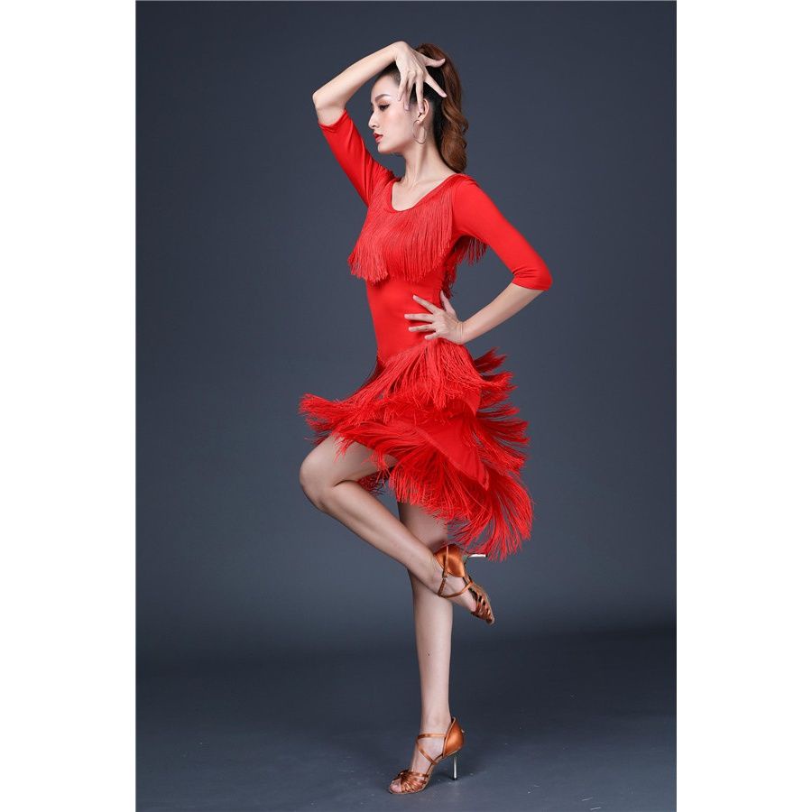 Đầm Khiêu Vũ Latin Thời Trang Dành Cho Nữ 7.14