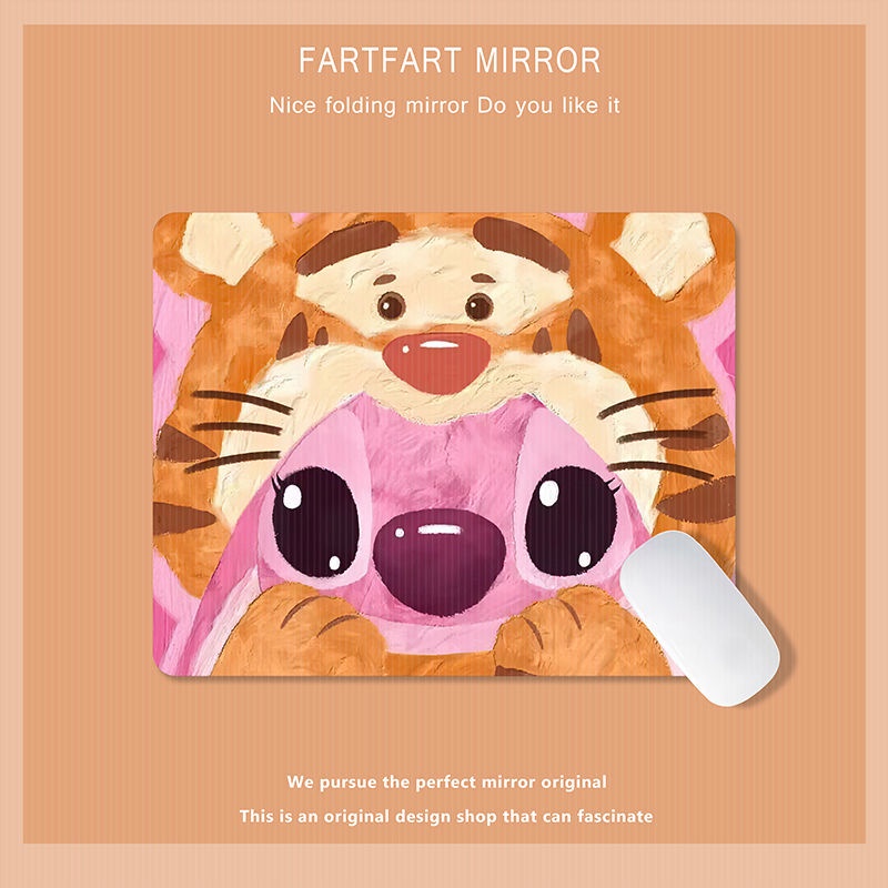 Tấm Lót Chuột Và Bàn Phím Máy Tính Hình Gấu Pooh Dễ Thương