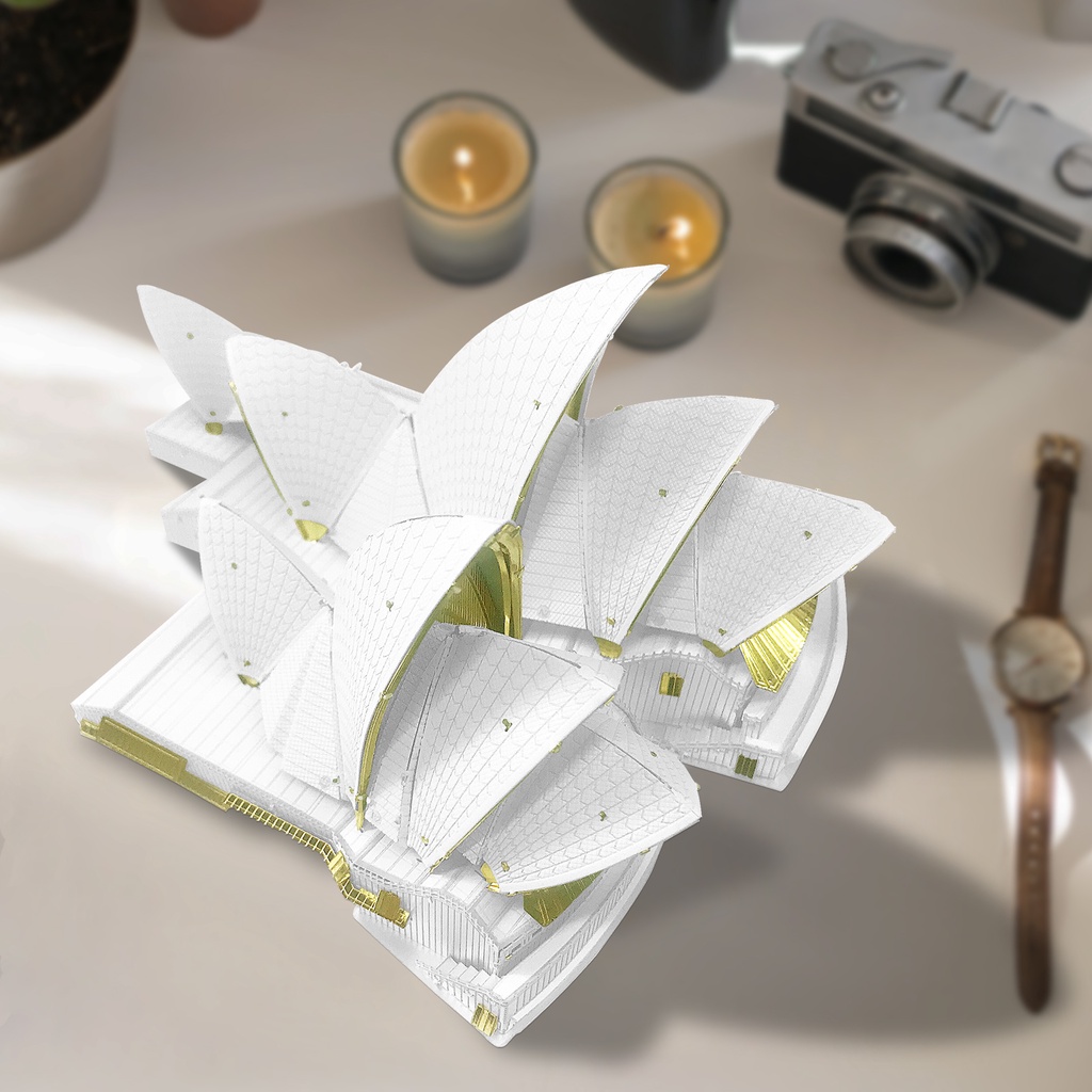 Bộ Đồ Chơi Xếp Hình Ngôi Nhà Hát Opera 3D Bằng Kim Loại Thích Hợp Làm Quà Tặng Sinh Nhật Cho Người Lớn Và Trẻ