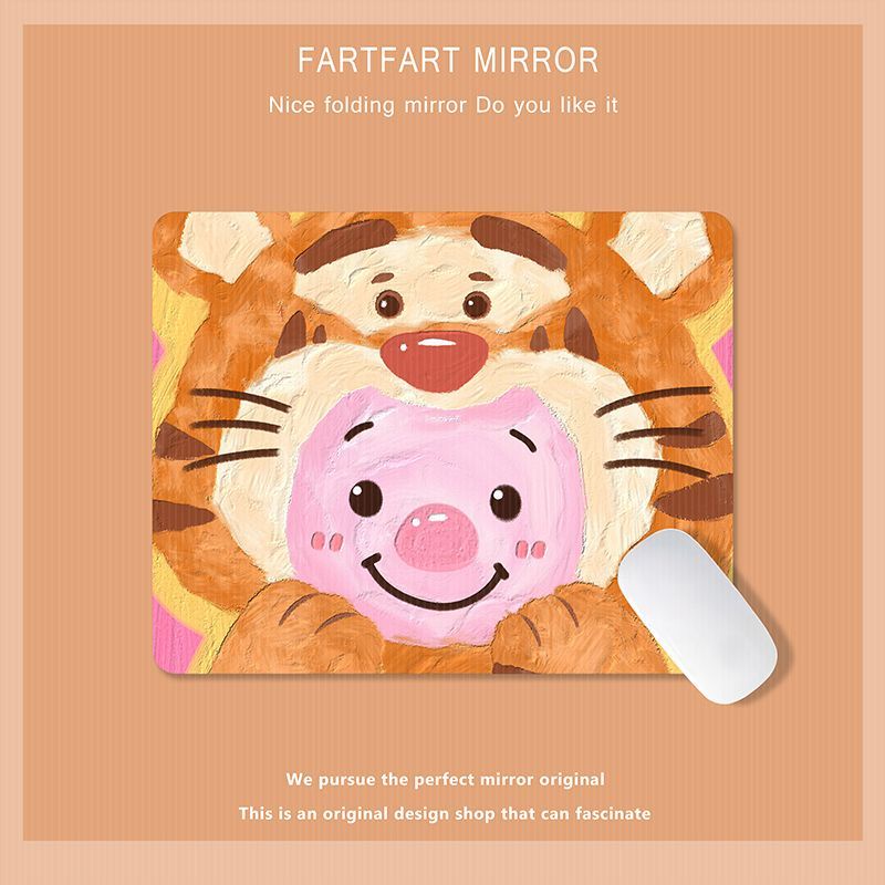 Tấm Lót Chuột Và Bàn Phím Máy Tính Hình Gấu Pooh Dễ Thương