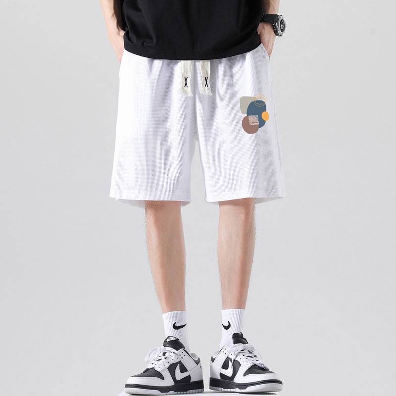 Quần Short Dây Rút In Họa Tiết Thời Trang Mùa Hè Cho Nam