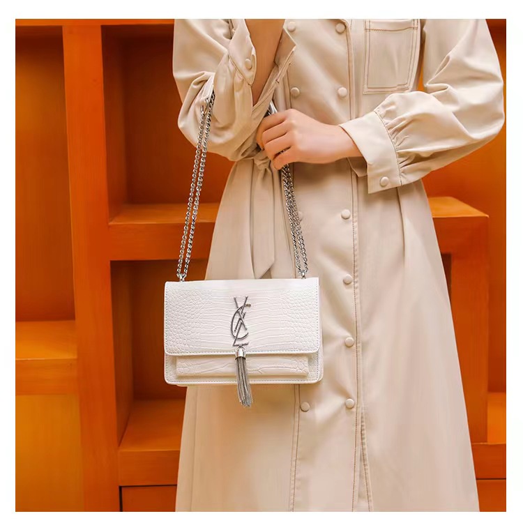 Túi Đeo Chéo Giả Da Cá Sấu Thời Trang Hàn Cho Nữ