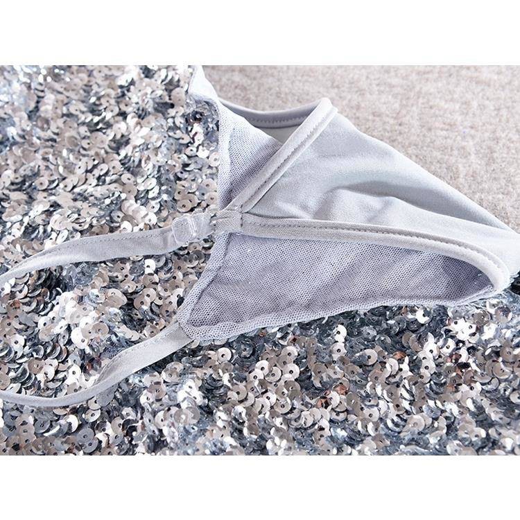 Áo Hai Dây Đính Kim Sa Lấp Lánh Phong Cách Hàn Quốc Dễ Thương Cho Nữ