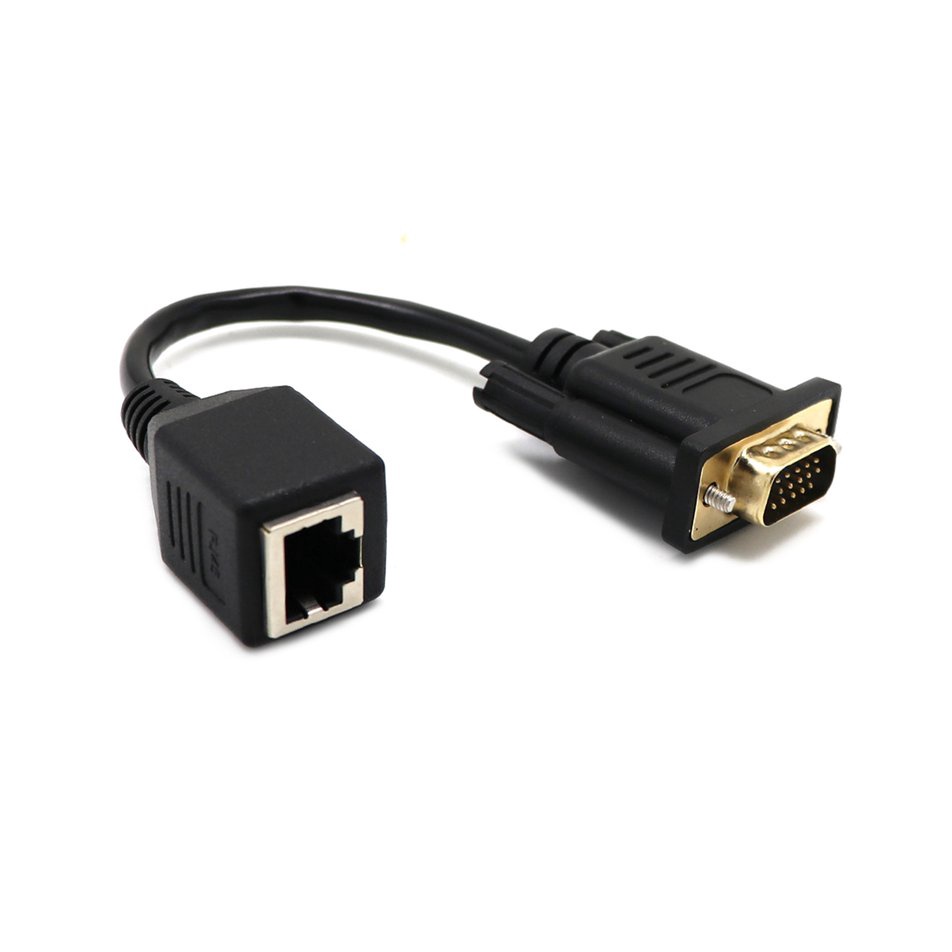 Cáp ChuyểN / Mở RộNg RJ45 0.15M VGA Sang Lan Cat5 Cat5e