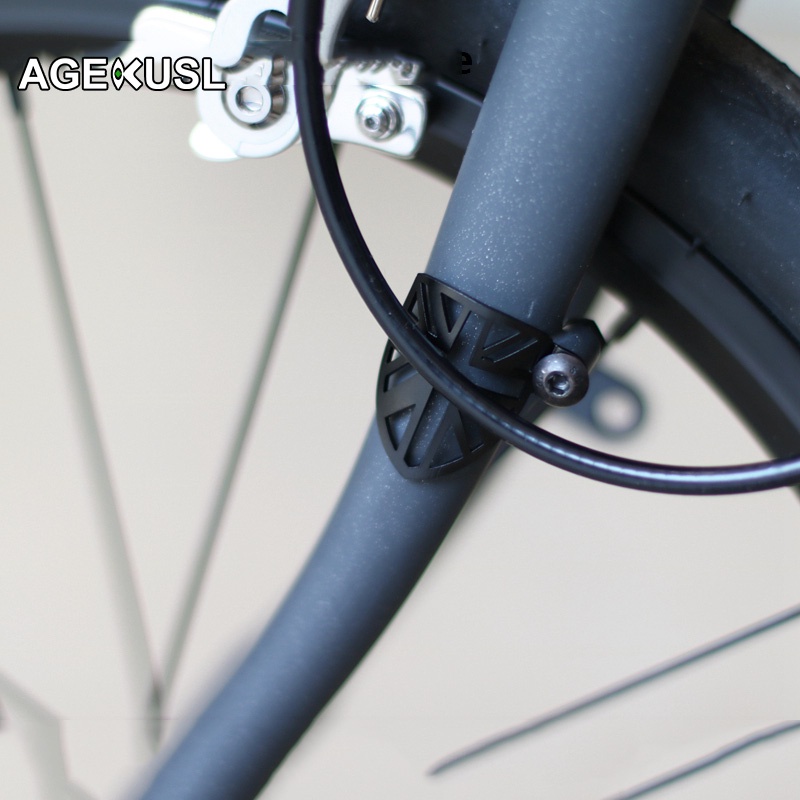 FENDER Tấm Chắn Bảo Vệ Phanh Đĩa Xe Đạp Bằng Hợp Kim Nhôm Cho Brompton Pike 3Sixty Royale Crius