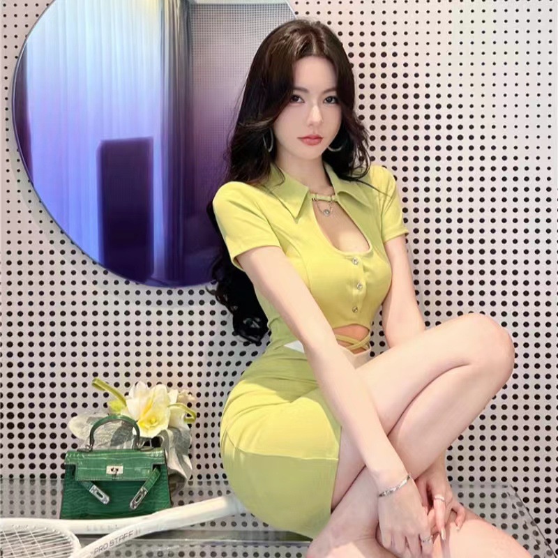 Đầm Ngắn Ôm Eo Mỏng Nhẹ Thời Trang Mùa Hè 2023 Cho Nữ