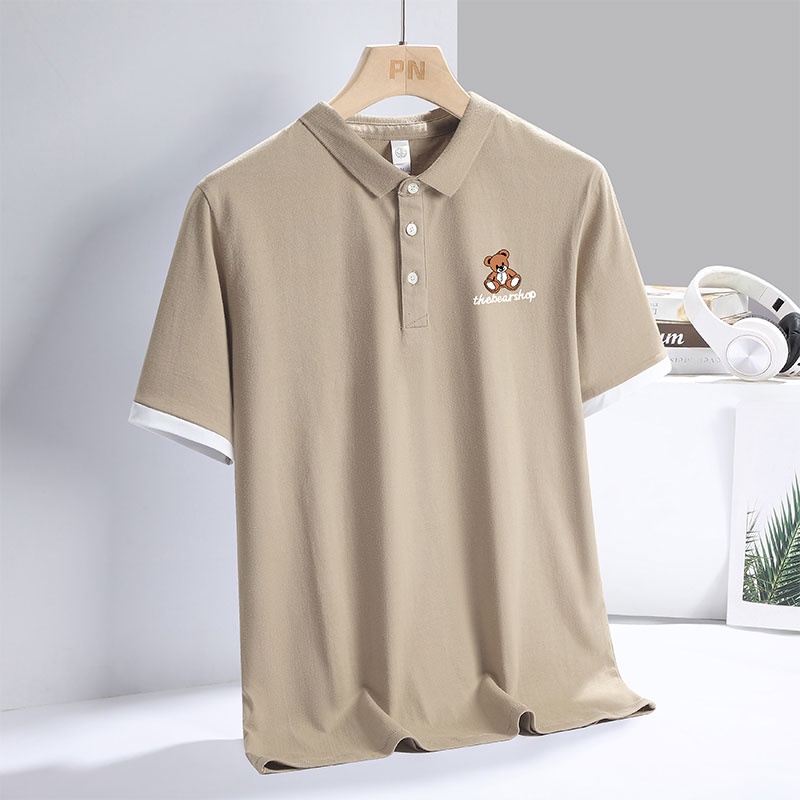 Áo polo Tay Ngắn Dáng Ôm Phong Cách Hàn Quốc Thời Trang Mùa Hè Hàng Mới