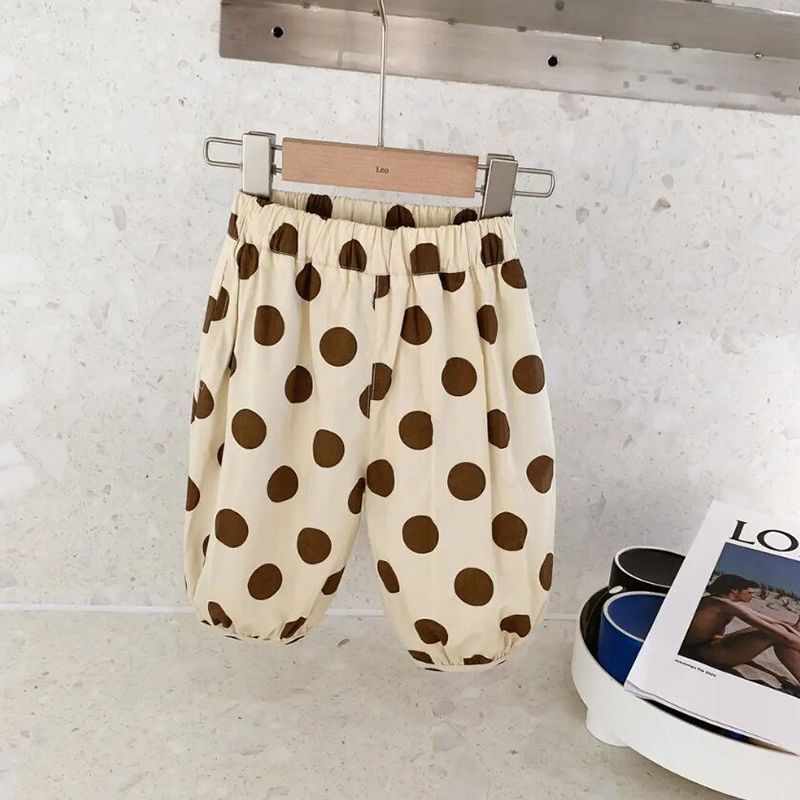 Đầm SáT NáCh + QuầN baggy ChấM Bi Cho Bé GáI