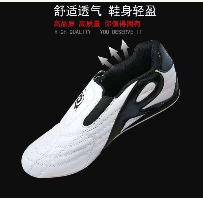 Giày Tập Võ Taekwondo Đế Mềm Chống Mòn Thoáng Khí Thoải Mái Cho Người Mới Bắt Đầu