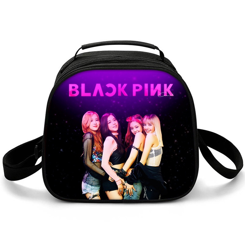Blackpink Túi Đựng Hộp Cơm Trưa Cách Nhiệt In Hình Hoạt Hình Cho Bé