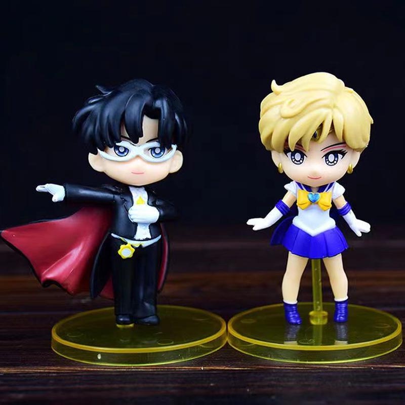 Đồ Chơi Búp Bê Thủy Thủ Mặt Trăng Dạ Quang Dễ Thương Trang Trí Bánh Kem