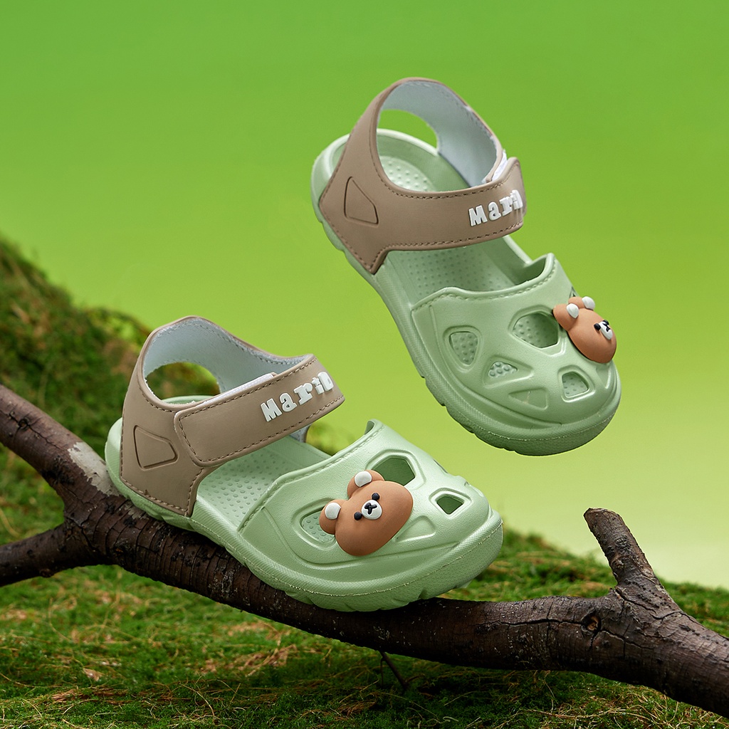 Giày crocs CHEERFUL MARIO đế mềm chống trượt thời trang mùa hè 2023 đáng yêu dành cho trẻ em