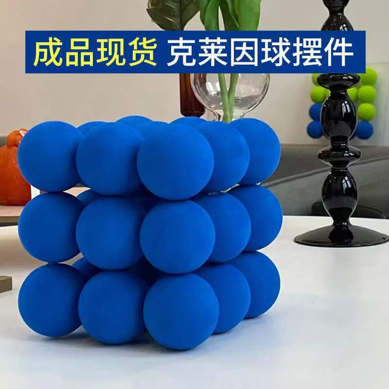 Sản Phẩm Hoàn Thiện Bình Hoa Klein Quả Bóng Xốp eva Màu Xanh Dương Đỏ Nhỏ Nhắn Trang Trí Phòng Khách / Phòng Ngủ arr