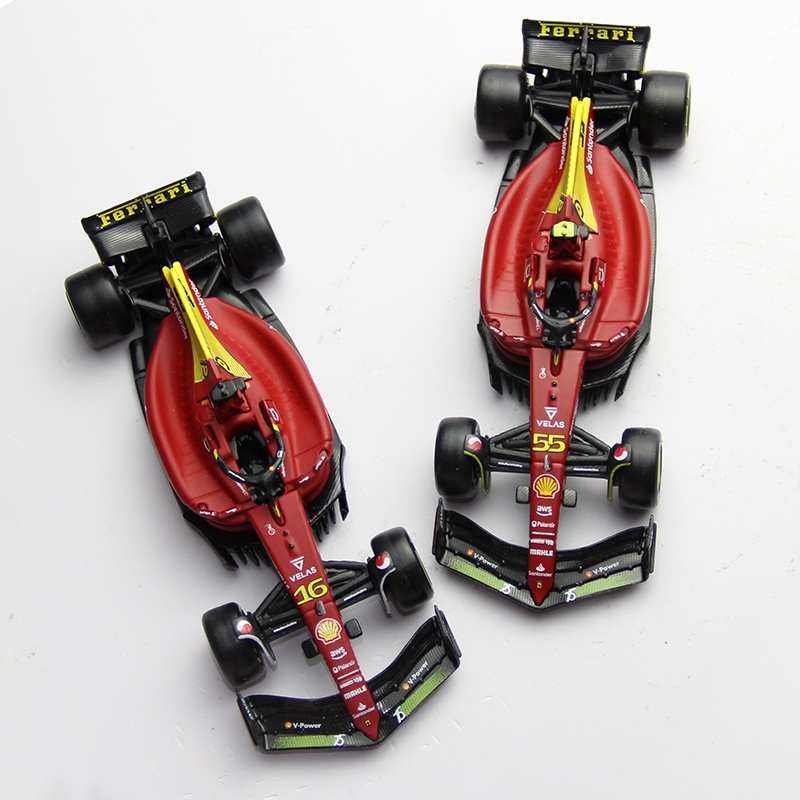 Xe Hơi Ferrari F1 Kỷ Niệm Lần Thứ 75 Tỉ Lệ 1: 43 Bburago #16 Phụ Kiện Trang Trí Cho Xe Hơi Leclercc #55 Mô Hình Xe Ô Tô Sainz Monza Ý GP Bằng Hợp Kim