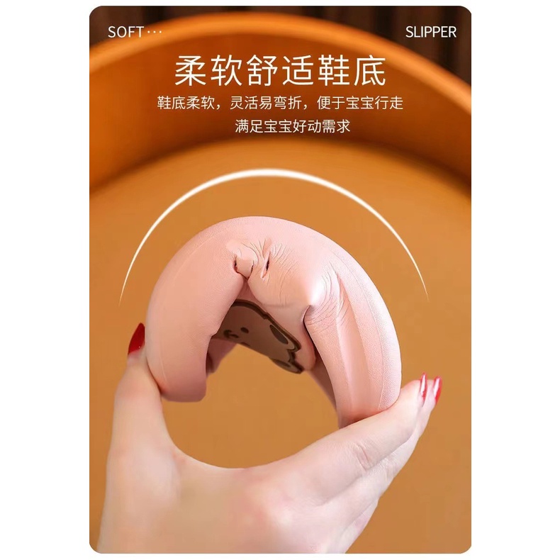 ✨Dép Đi Trong Nhà Đế Mềm Họa Tiết Hoạt Hình Dễ Thương Cho Bé