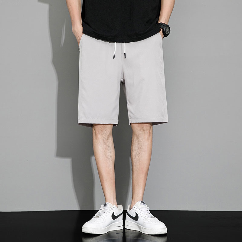 Quần Short Thể Thao Màu Sắc Đơn Giản Dáng Rộng Năng Động Thời Trang Mùa Hè Dành Cho Nam