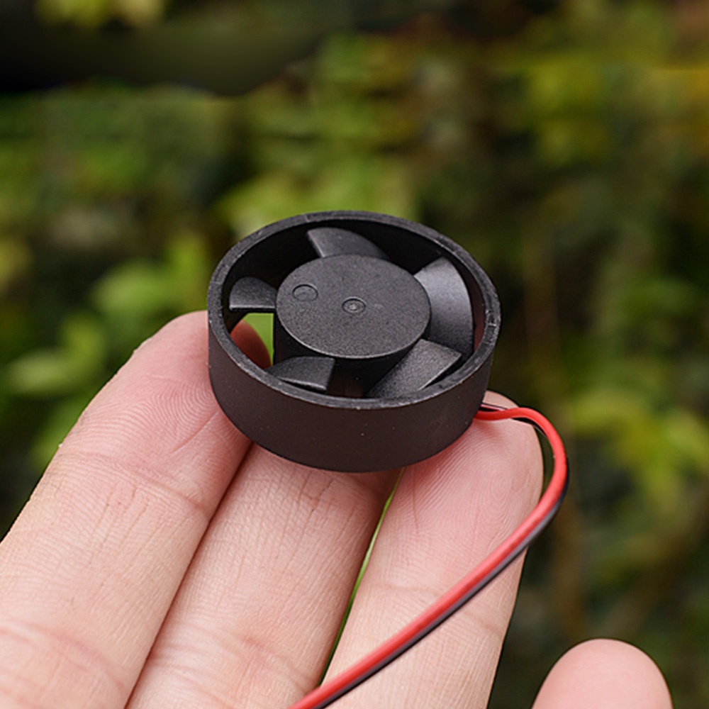 Quạt Làm Mát Mini Không Chổi Than 2 Dây Dc 9V 30mm