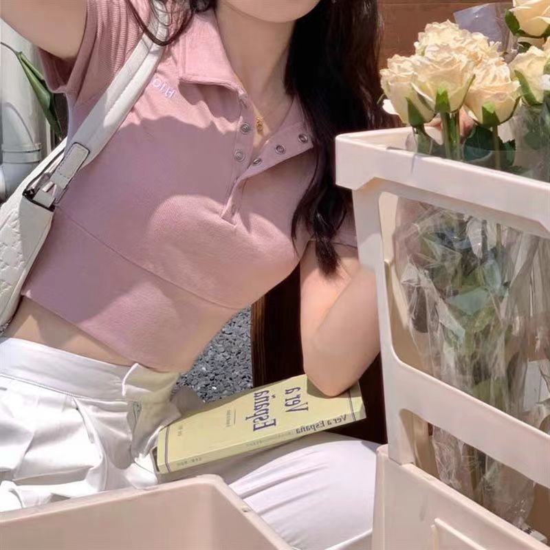 COZOK Áo polo Ngắn Tay Dáng Ôm Dễ Phối Đồ Thời Trang
