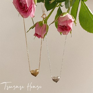 Dây chuyền mạ bạc 925 mặt hình trái tim sang trọng cho nữ
