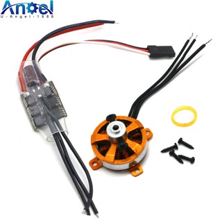 Động cơ không chổi than xxd 2205 a2205 7.6a 1400kv 1600kv sp + bộ điều tốc 10a esc f3p cho máy bay điều khiển từ xa