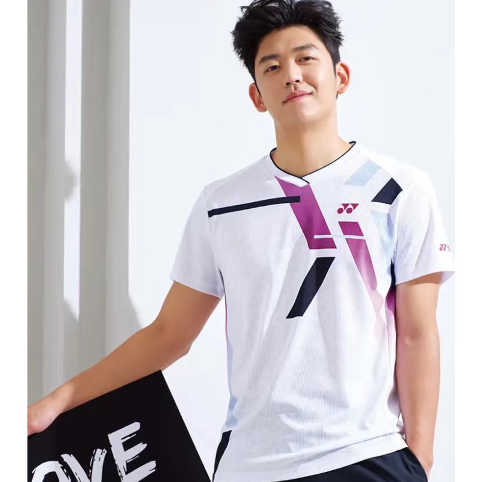 Áo Thun Thể Thao Cầu Lông Tay Ngắn Mau Khô Thoáng Khí Cho Nam Và Nữ YONEX