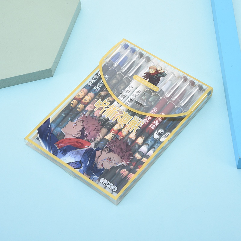 Bút Bi Viết Anime Bút Bi Jujutsu Kaisen - Bút Bi Nước Học Sinh, Sinh Viên Văn Phòng Mực Đen