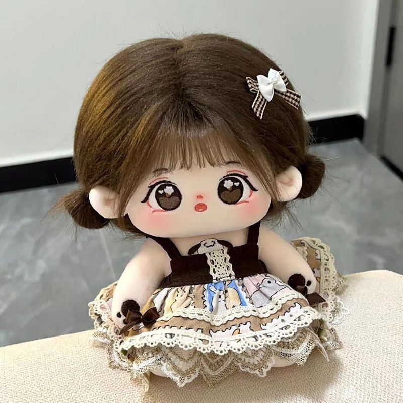 Thú Nhồi Bông Cotton 20cm Dễ Thương Cho Bé Gái