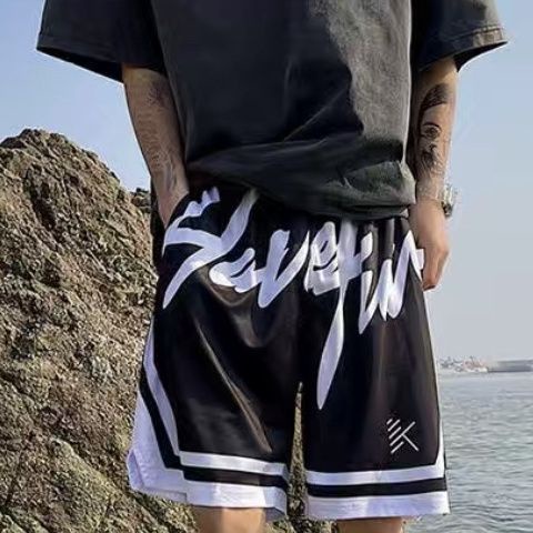 Quần Short Thể Thao Bóng Rổ Thoáng Khí Thời Trang Mùa Hè Hàng Mới Dành Cho Nam Và Nữ