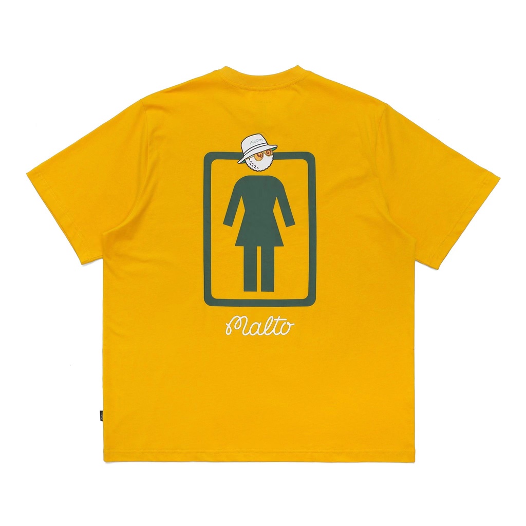 Áo Thun Tay Ngắn Dáng Rộng In Họa Tiết GOLF MALBON Thời Trang Cho Nam Và Nữ