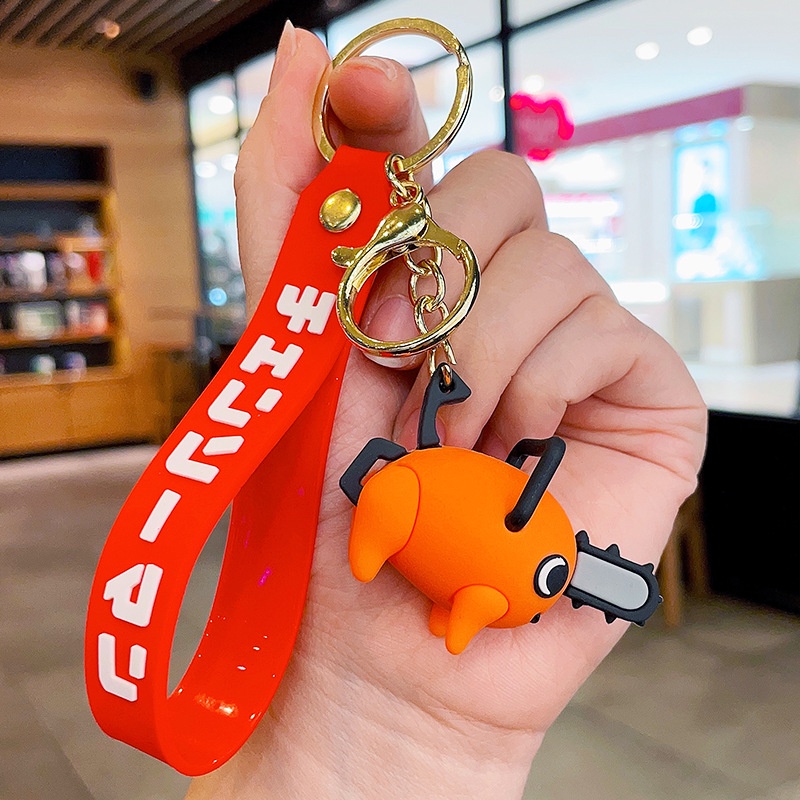 Móc Khóa Hình Nhân Vật Hoạt Hình Chainsaw Man Pochita