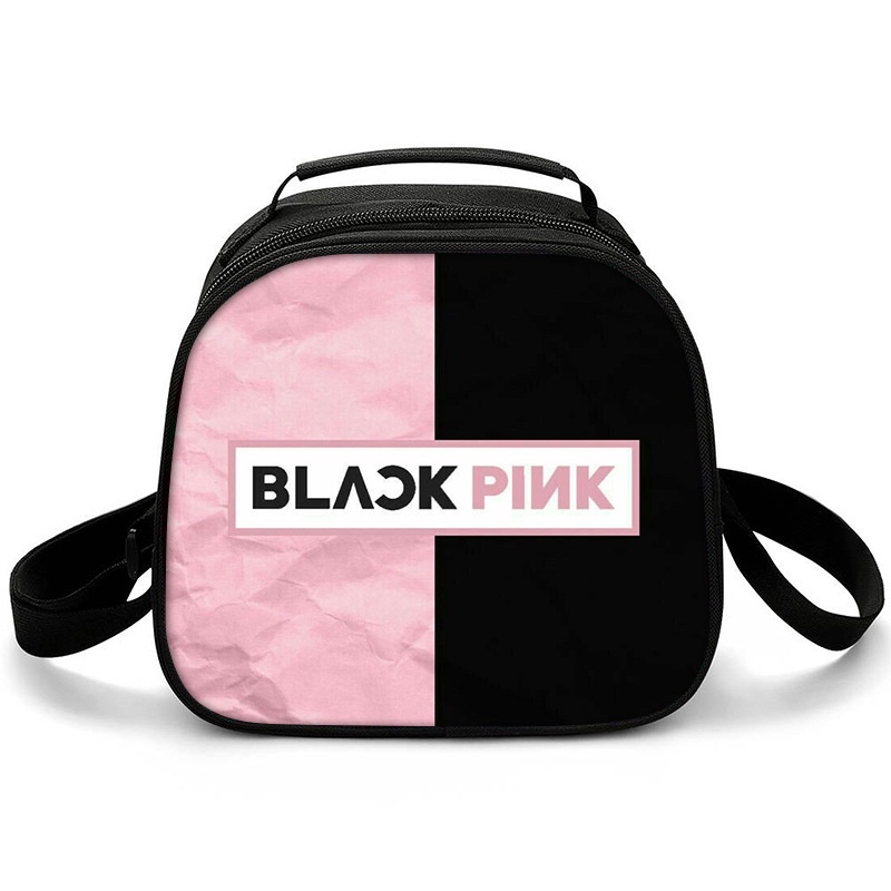 Blackpink Túi Đựng Hộp Cơm Trưa Cách Nhiệt In Hình Hoạt Hình Cho Bé