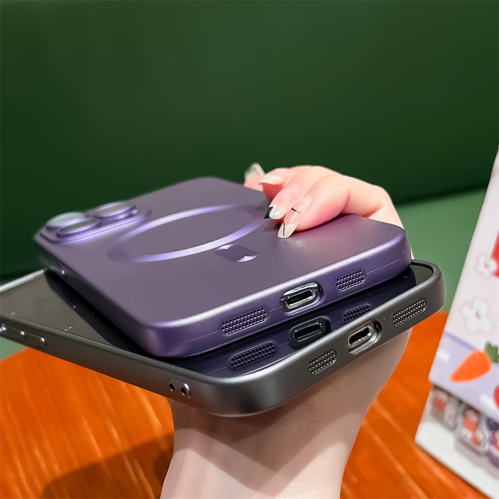 Ốp Điện Thoại Từ Tính Chống Rơi Cho iPhone 11 14 11Promax 14Pro 12 13Pro