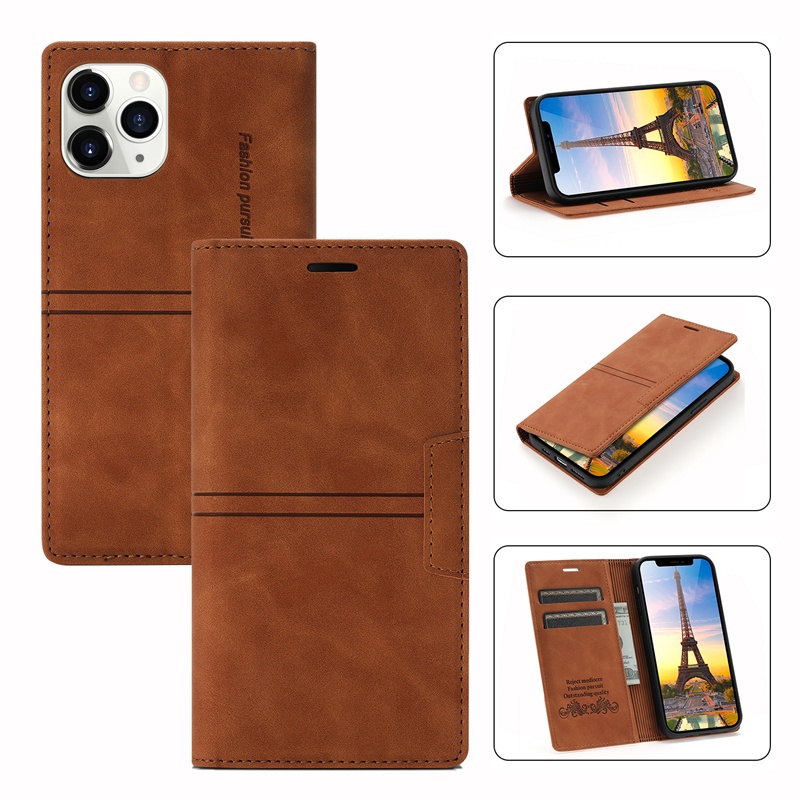 Bao Da Điện Thoại Nắp Lật Từ Tính Cho Xiaomi 13 12X 12T 12S Pro Lite Civi 2 POCO C40 Redmi K50 Ultra Ví