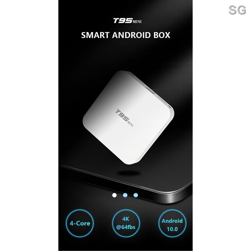 Đầu TV Box T95 Mini Android Box 10.1 1GB + 8GB Quad Core WIFI5G H.265 4K Hỗ Trợ 4K ChấT LượNg Cao