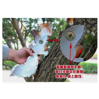 Đồ Trang Trí Vườn Hình Con Sóc Độc Đáo