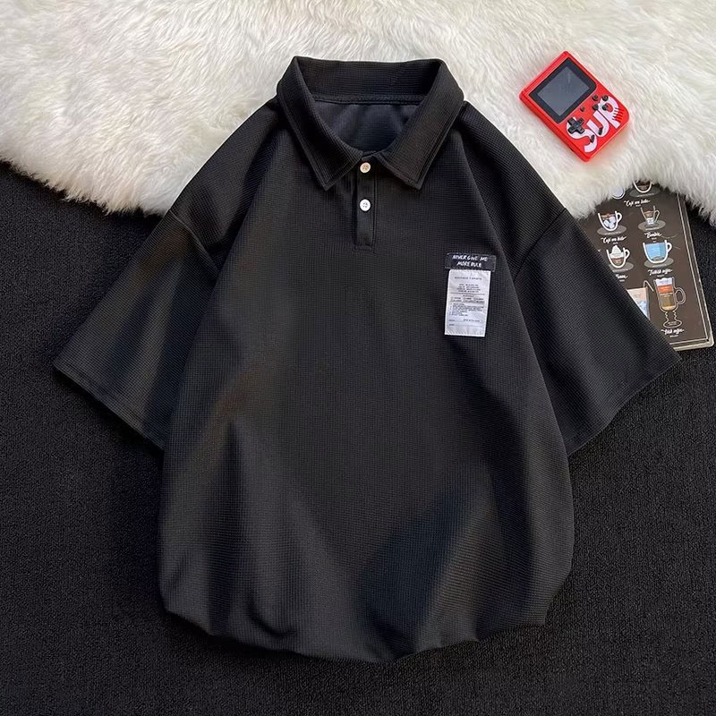 Áo polo Tay Ngắn Dáng Rộng Thời Trang Mùa Hè Cho Nam