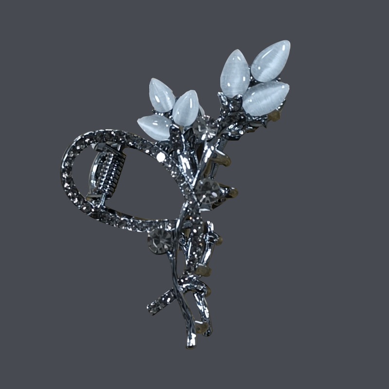 Kẹp Tóc Kim Loại Màu Đen Hình Quả Cherry Thời Trang Chất Lượng Cao